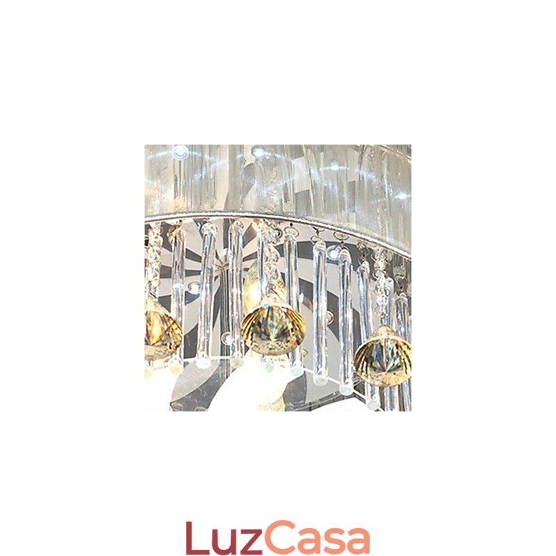 Montagem embutida Cristal Moderno Contemporâneo Vidro