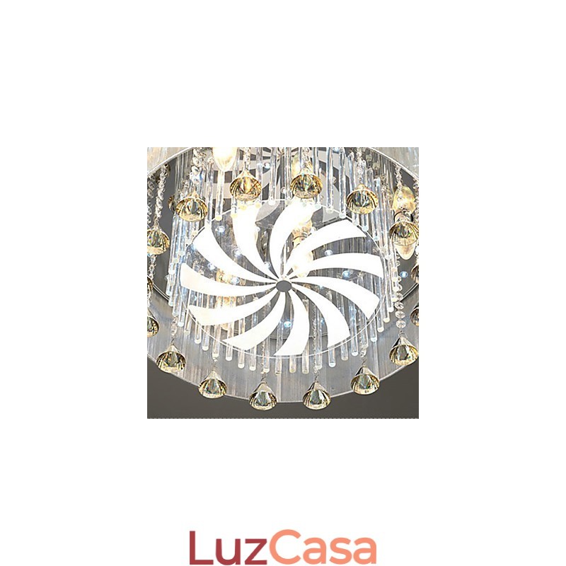 Montagem embutida Cristal Moderno Contemporâneo Vidro