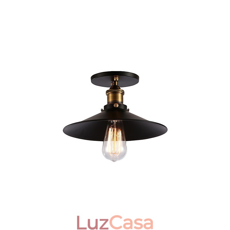 Lustre decorativo industrial retrô para garagem e decoração de casa