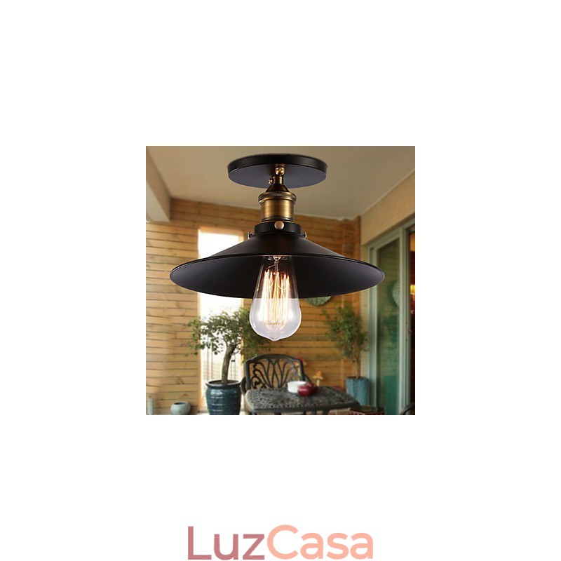 Lustre decorativo industrial retrô para garagem e decoração de casa