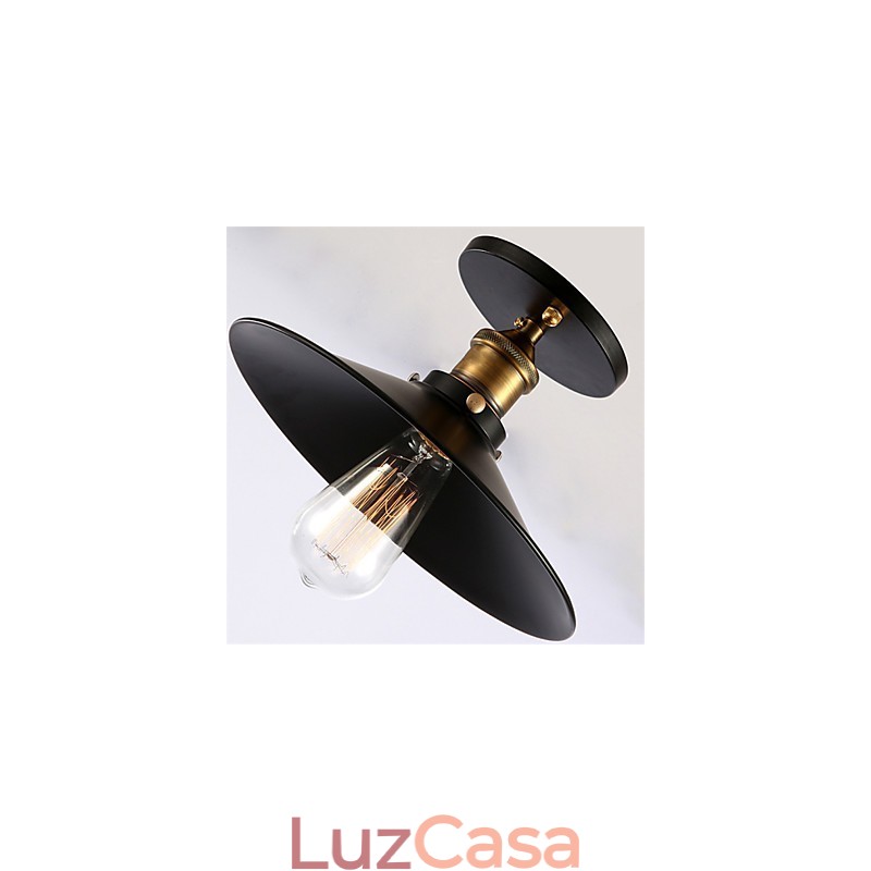 Lustre decorativo industrial retrô para garagem e decoração de casa