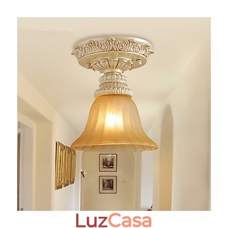 Pintura de estilo clássico tradicional em miniatura com holofotes de montagem embutida em resina