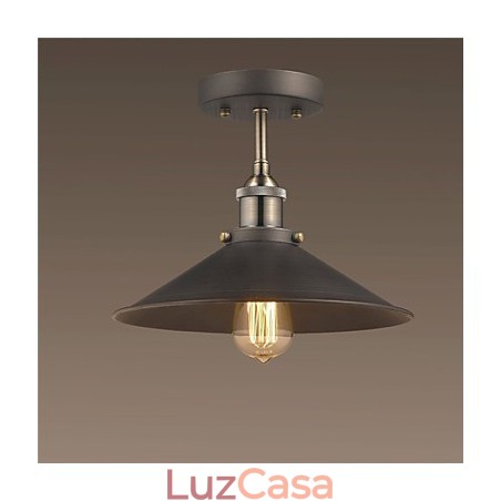 Mini luminária de teto Edison vintage 1 luz de metal embutida Mini luminária de teto Edison vintage 1 luz de metal embutida