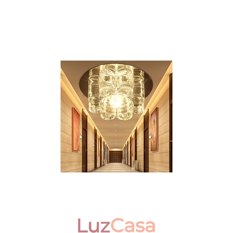 Moderno Contemporâneo Cristal Flush Mount