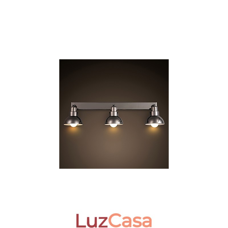 Luminária de cabeça Trinal de montagem embutida, vidro branco, moldura de alumínio, moderna e moderna