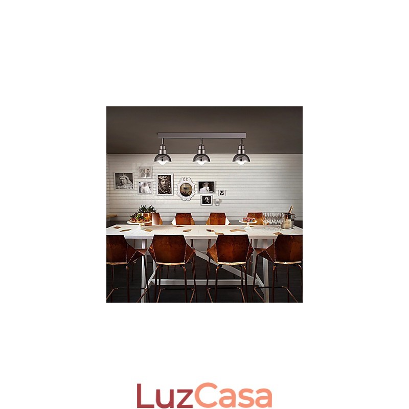 Luminária de cabeça Trinal de montagem embutida, vidro branco, moldura de alumínio, moderna e moderna