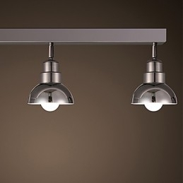 Luminária de cabeça Trinal de montagem embutida, vidro branco, moldura de alumínio, moderna e moderna