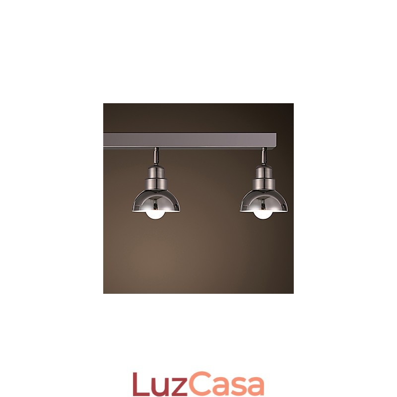 Luminária de cabeça Trinal de montagem embutida, vidro branco, moldura de alumínio, moderna e moderna