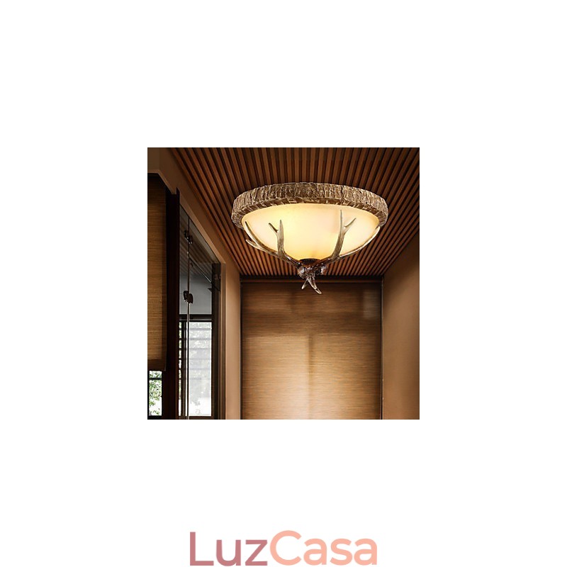 Lustre Mini Estilo Retrô Resina