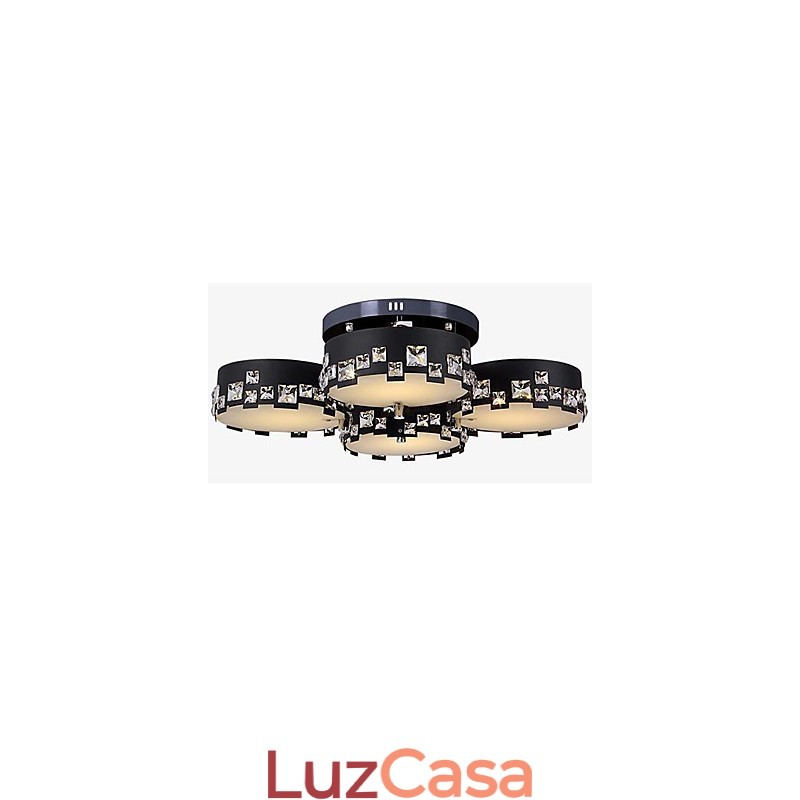 Moderno Contemporâneo Cristal Metal Montagem Embutida