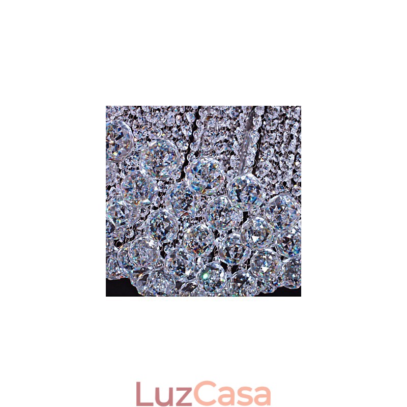 Montagem embutida Cristal Moderno Contemporâneo Metal