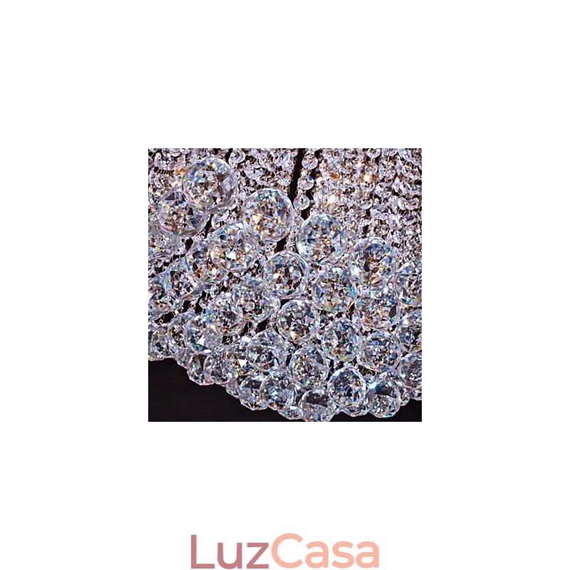 Montagem embutida Cristal Moderno Contemporâneo Metal