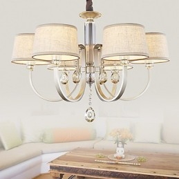 Lustre de metal com pintura em cristal country