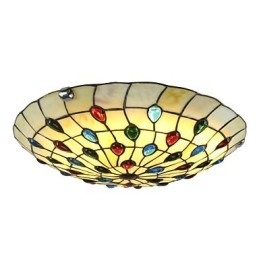 Luminária de teto estilo mediterrâneo 50 cm Iluminação de jardim
