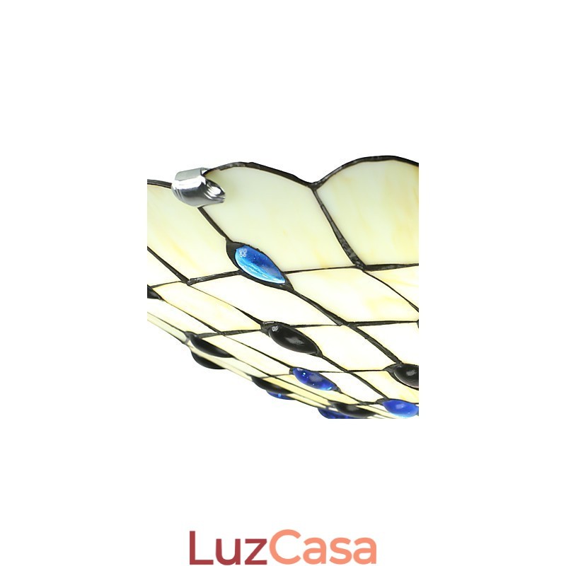 Luminária de teto estilo mediterrâneo 50 cm Iluminação de jardim