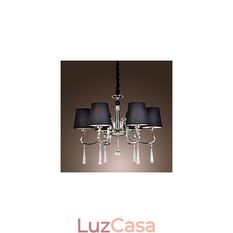 Lustre moderno contemporâneo tradicional clássico rústico chalé vintage ilha metal cromado jantar