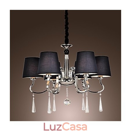 Lustre moderno contemporâneo tradicional clássico rústico chalé vintage ilha metal cromado jantar Lustre moderno contemporâneo tradicional clássico rústico chalé vintage ilha metal cromado jantar