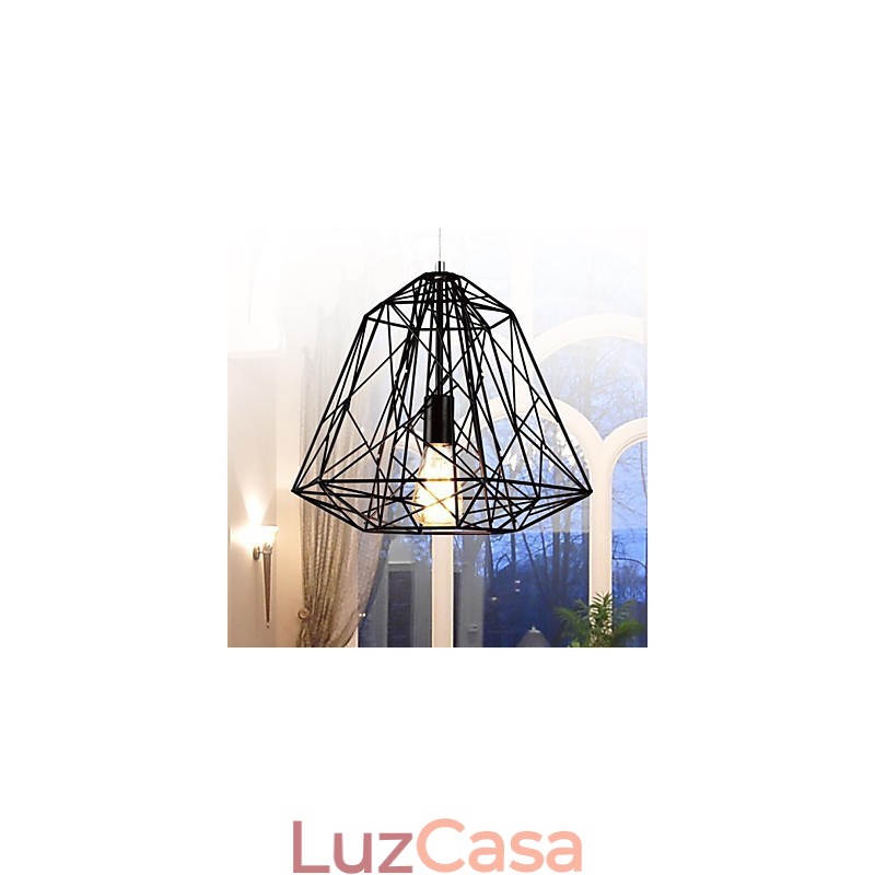 Luminária de teto 1 luz moderna simples artística