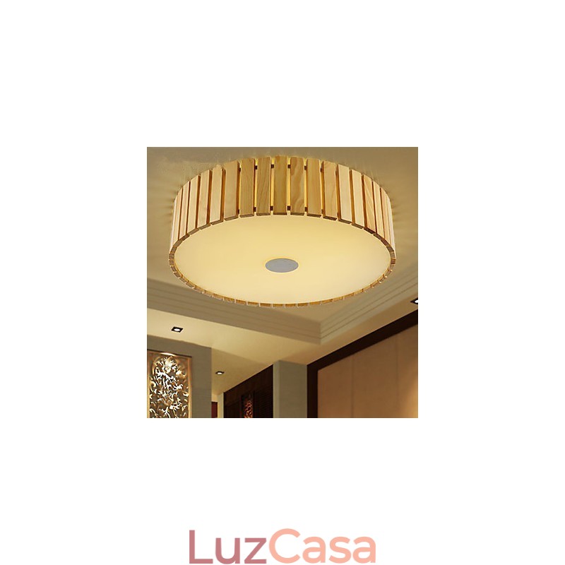 Montagem embutida Tradicional Clássico Madeira Bambu