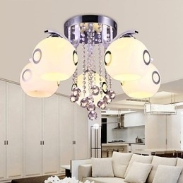 Montagem embutida Cristal Moderno Contemporâneo Vidro