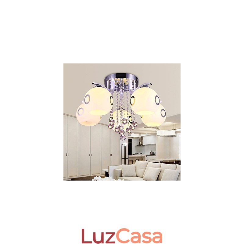 Montagem embutida Cristal Moderno Contemporâneo Vidro