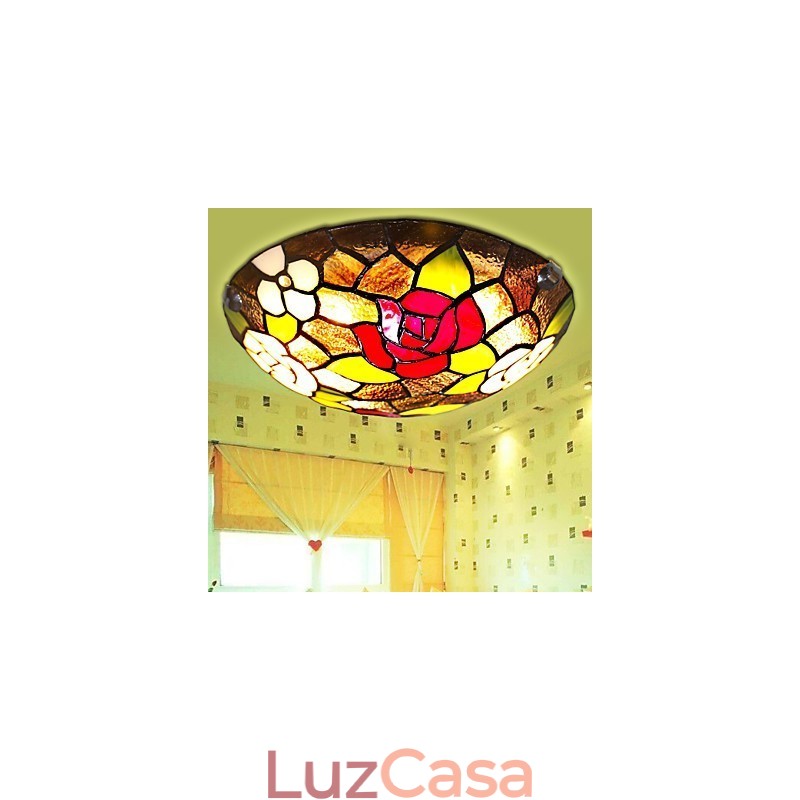 Mediterrâneo Sweet Children Absorve Dome Light Rose 50 cm de diâmetro