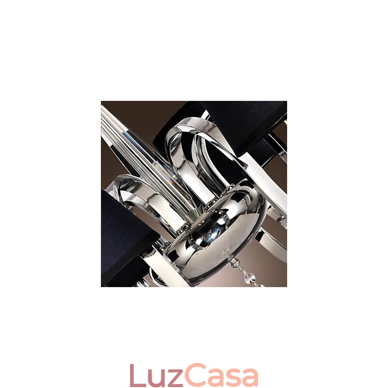 Lustre moderno contemporâneo tradicional clássico rústico chalé vintage ilha metal cromado jantar