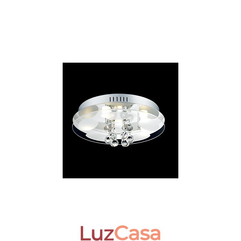 Luzes de trilho Cristal Moderno Contemporâneo Metal