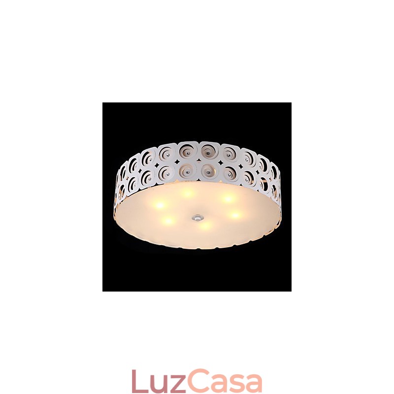 Luminária de teto 6 luzes moderna simples artística