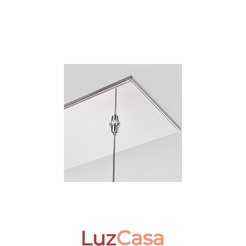 Luminária pendente moderna contemporânea de cristal cromado em metal