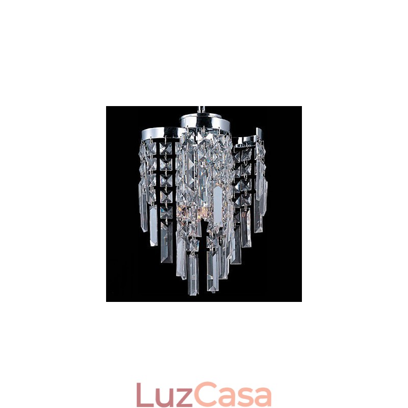 Montagem semi-embutida com 4 luzes