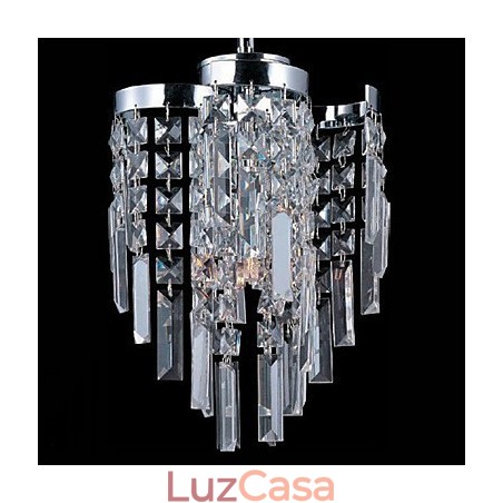 Montagem semi-embutida com 4 luzes