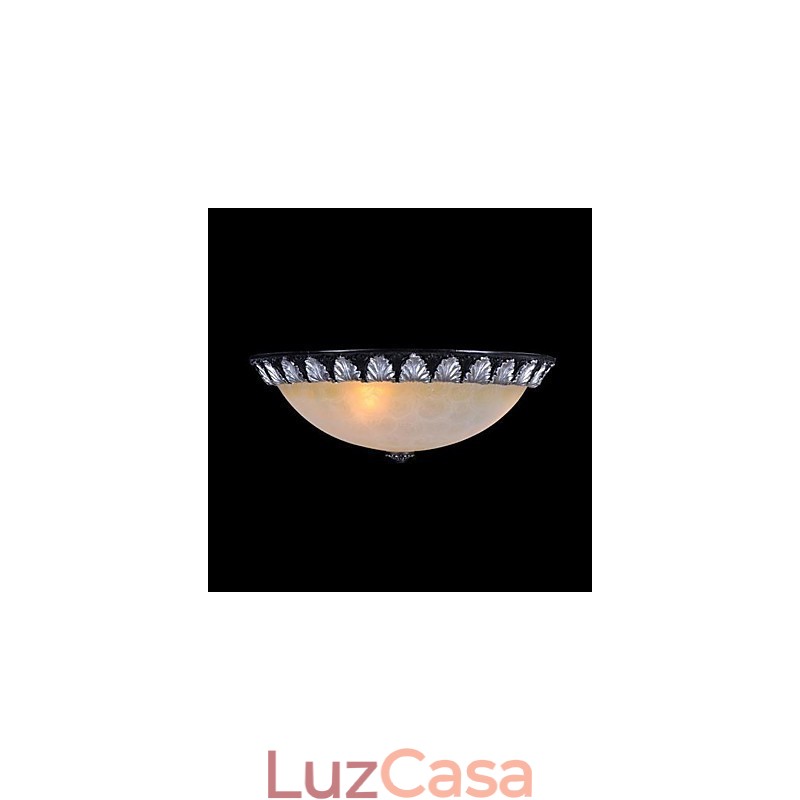 Padrão de luz de montagem embutida Resina de vidro Prata Escultura Europeia Clássico