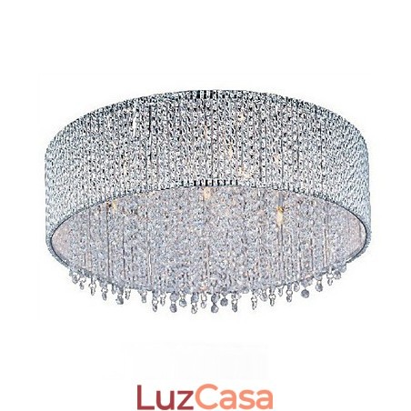 Montagem embutida de cristal com 10 luzes Montagem embutida de cristal com 10 luzes