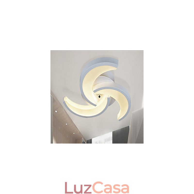 Iluminação de lustre de acrílico para ambientes internos