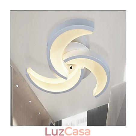 Iluminação de lustre de acrílico para ambientes internos