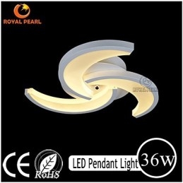 Iluminação de lustre de acrílico para ambientes internos