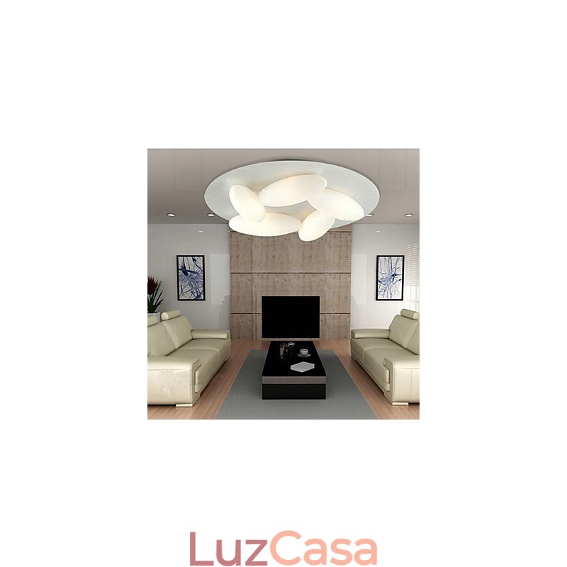 Montagem embutida moderna com 5 luzes (base de lâmpada G9)