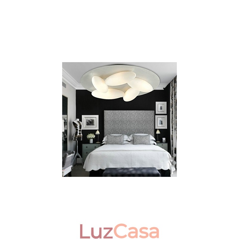 Montagem embutida moderna com 5 luzes (base de lâmpada G9)