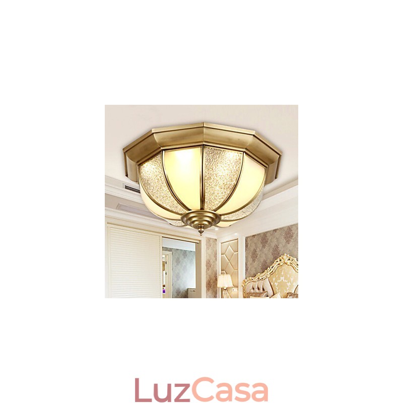 Montagem embutida Cristal Moderno Contemporâneo Tradicional Clássico Metal