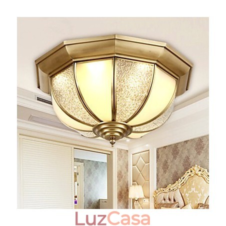 Montagem embutida Cristal Moderno Contemporâneo Tradicional Clássico Metal