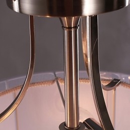 Moderno acrílico embutido com design de cilindro de 3 luzes