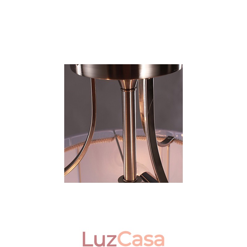 Moderno acrílico embutido com design de cilindro de 3 luzes