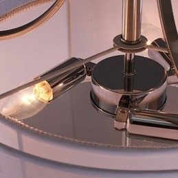 Moderno acrílico embutido com design de cilindro de 3 luzes