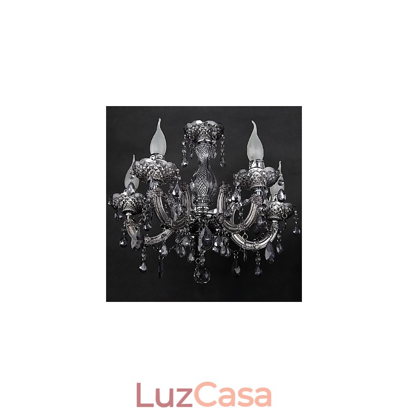 Moderno Contemporâneo Cristal Metal Montagem Embutida