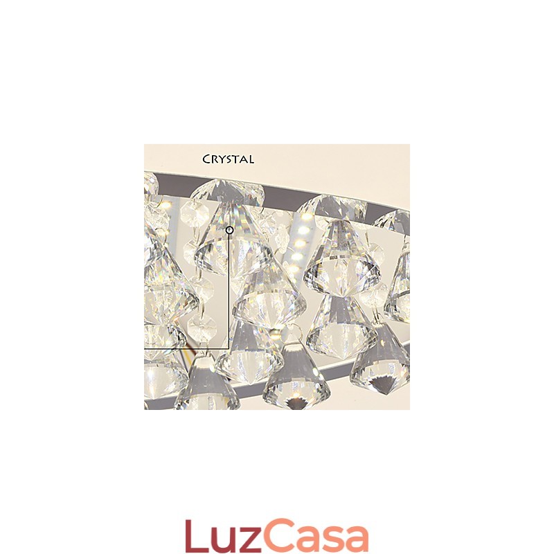 Montagem embutida Moderna Contemporânea Metal