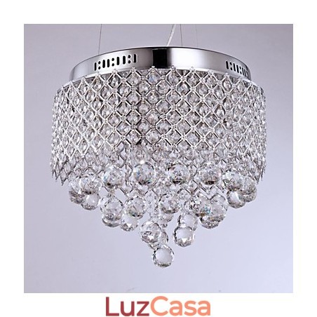Moderno Contemporâneo Cristal Cromado Metal Montagem Embutida Moderno Contemporâneo Cristal Cromado Metal Montagem Embutida