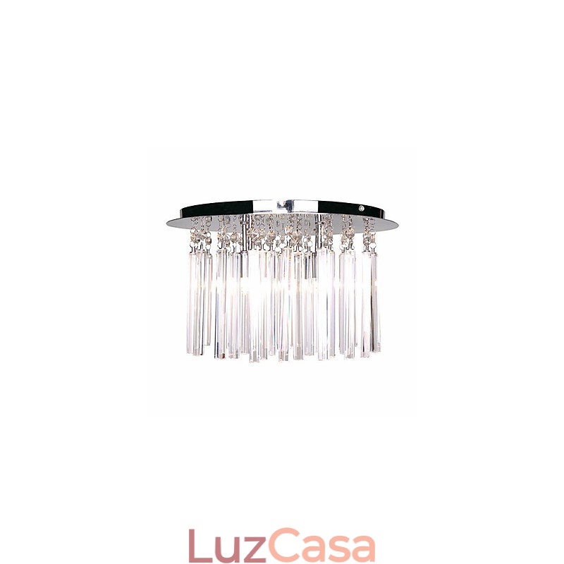 Moderno Cristal Semi Flush Mount com 4 Luzes (Base de Lâmpada G9)