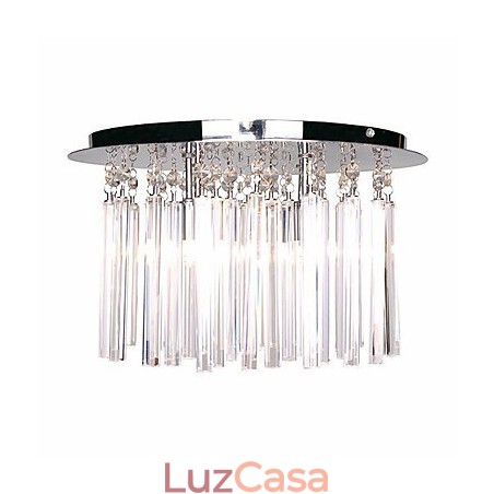 Moderno Cristal Semi Flush Mount com 4 Luzes (Base de Lâmpada G9) Moderno Cristal Semi Flush Mount com 4 Luzes (Base de Lâmpada G9)