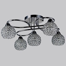 Luminárias de teto 5 luzes simples modernas artísticas